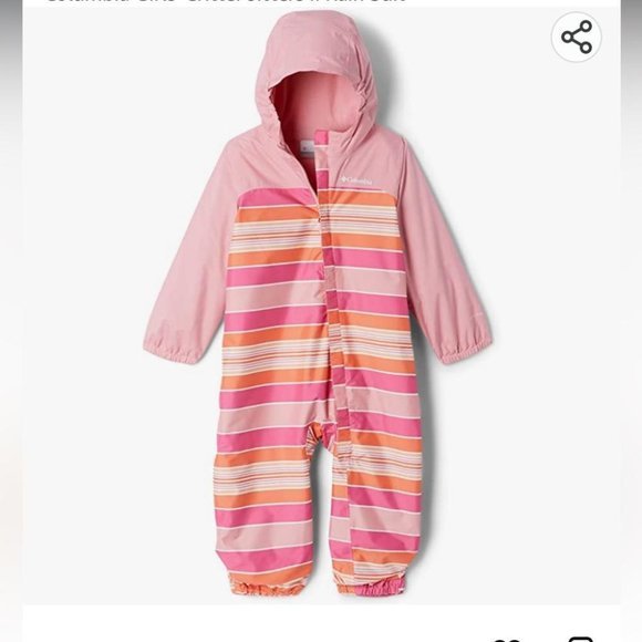 Columbia Girls' Critter Jitters Ii Rain Suit kids toddler baby newborn girls NWT - Picture 1 of 5